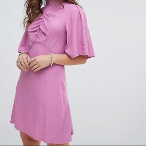 Free People Call Me Baby Button Back Dress